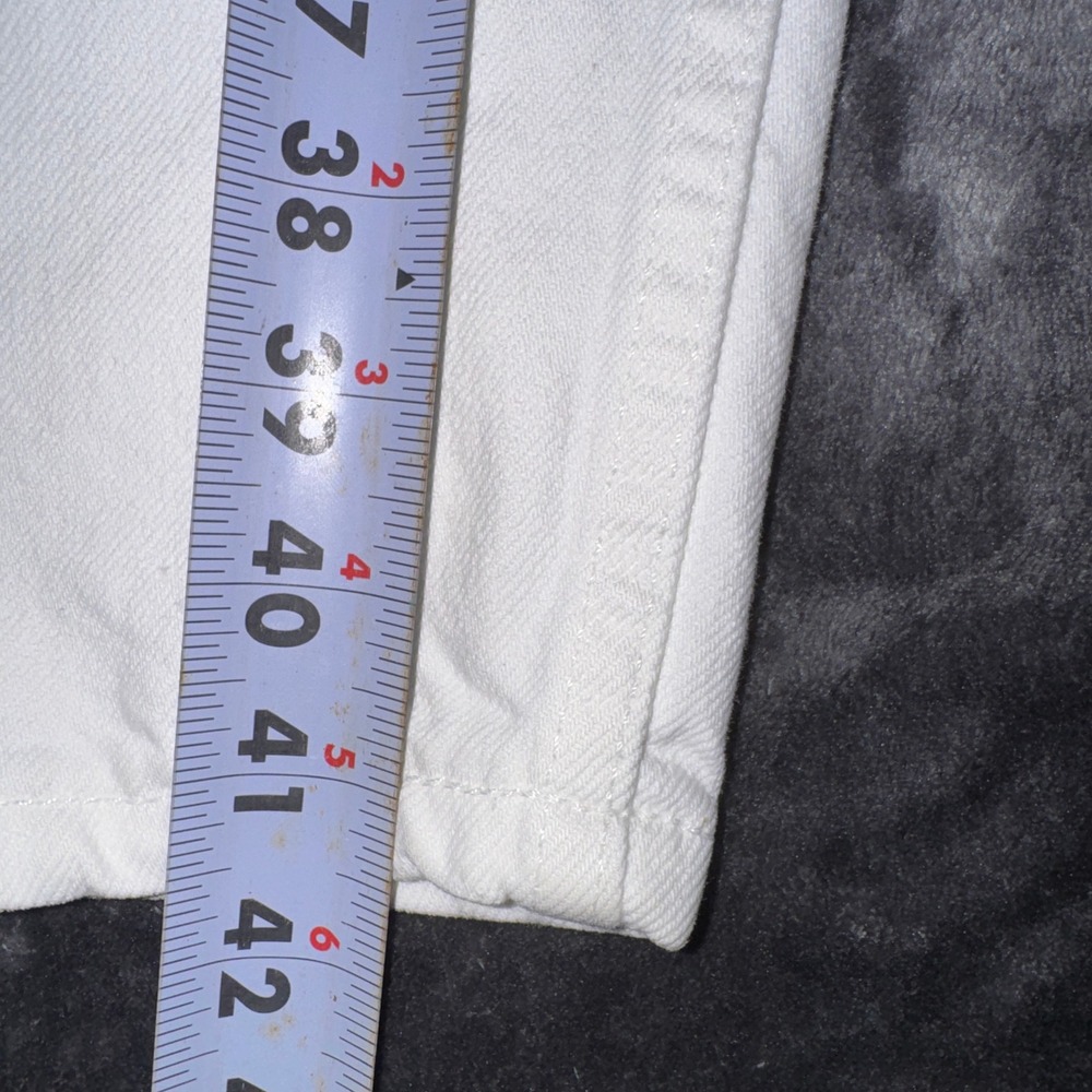 Vintage Levis 912 Slim Fit Tapered Leg White Orange Tab Jeans High Rise 9 Med - Picture 8 of 9